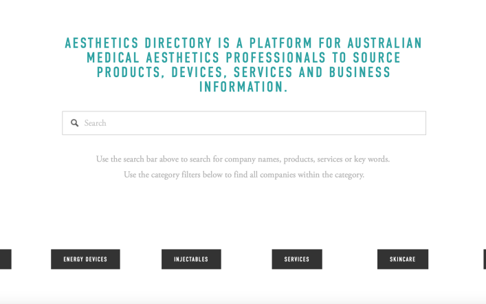 This New Online Directory Is The New B2B ‘Yellow Pages’ Of Aesthetics in Australia